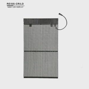 High Reliability Transparent LED Mesh Excellent Visual Effect Smooth Displaying