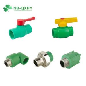 PP-R Steel Ball Valve with PPR Pipe Fittings Pn20 and Pn25 Customization Request