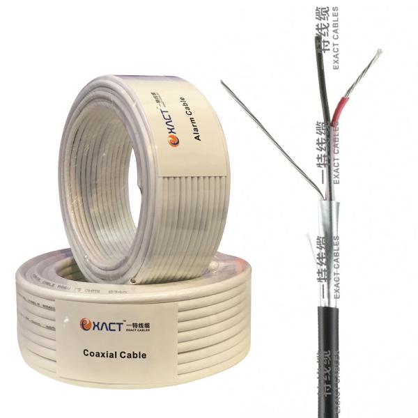 White PVC Jacket Shielded Alarm Cable 12x0.22mm2 with 7*0.2mm TCCA Stranded