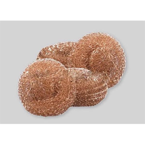 Soft Safety Knitted Copper Cleaning Mesh 6mm-40mm Thickness High Temperature