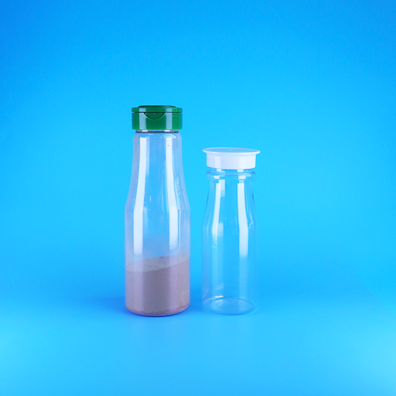 Bpa Free Flip Top Cap Clear Plastic PET Crunchy Salt Roasted Sesame Seeds Jar