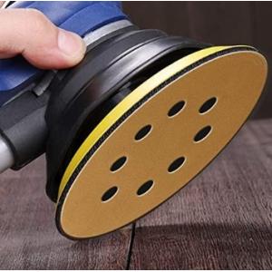 Wholesale 5&quot; Gold Sanding Discs 8Hole Hook and Loop Sandpaper Woodworking or Automotive from china suppliers