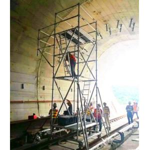 Cusomized Aluminium Scaffold Tower System For Subway 1 Year Warranty