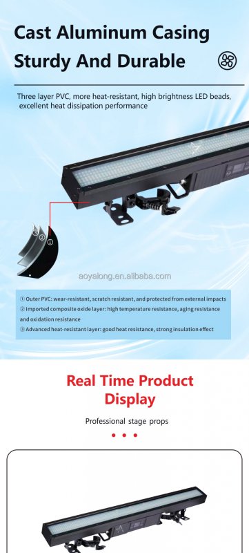 Waterproof LED Multi-Segment Projection Stage Light with DMX512 Control IP67 Rating Theme Park 6000K Daylight CRI 90