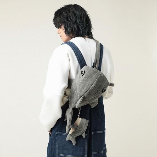 Customized Logo Cute Messenger Bag Funny Canvas Whale Bag All Seasons