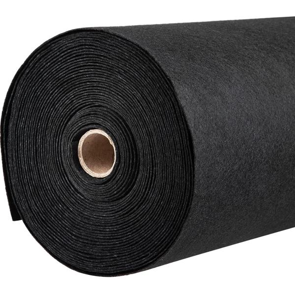 Black Separation And Stabilization Polyester Nonwoven Geotextile For Highways