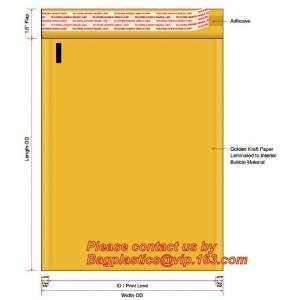 Kraft Paper Cushion Envelopes. Peel & Seal. Mailing, Shipping, Packaging