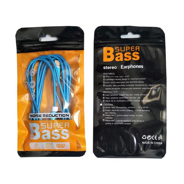 Phone Case Computer USB Plastic Aluminum Foil Eco-friendly Resealable Packing Sachet With Private Label Wholesale