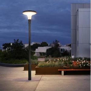 Courtyard Pathway Pole Mounted Lm80 LED Solar Lawn Lights