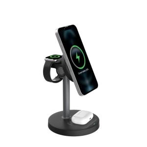 S11 3 In 1 Wireless Charging Stand With CE/FCC/RoHS/UKCA Certificates