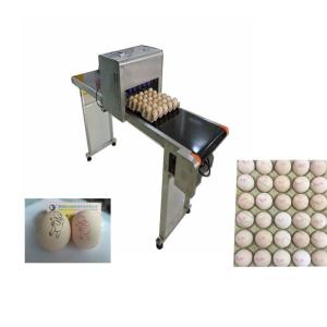 Poultry Agriculture Egg Marking Equipment , Batch Code Printing Machine For Eggs