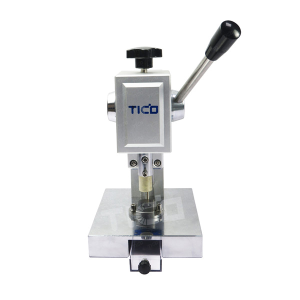 Compact Manual Coin Cell Electrode cutting machine with Electrode and Separator