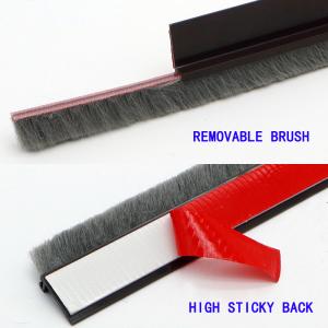 Door Bottom Seal Strip PVC With Woolpile