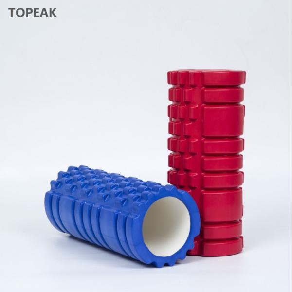 Small Yoga Grid Foam Roller Massage 33 Cm Orange Black Red Blue