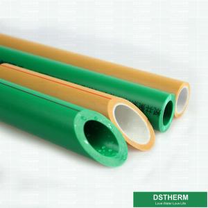 Hygienic Polypropylene Ppr Tube , PN20 High Temp Plastic Pipe For Irrigating