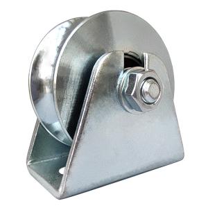 Wholesale Cabinet Adjustable Sliding Gate Wheels Door Galvanized U Groove Double Bearings Steel ISO from china suppliers