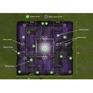 0.55mm PVC Tarpaulin Inflatable Laser Tag 30′' , Inflatable Maze For Kids