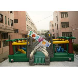 Amazing Aiant Kids Inflatable Amusement Park / Inflatable Adventure For Rent