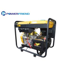 Homeuse 7kva 7kw Air Cooled Diesel Generator , Open Type Diesel Generator