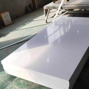 Custom Extruded PVC-U Plastic Sheet White Thermoplastic