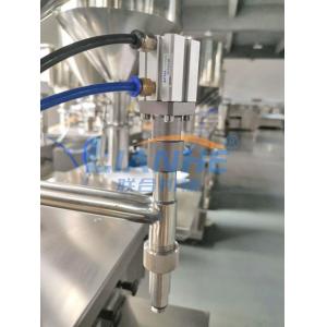 ISO Semi Automatic Cream Lotion Filling Machine Rustproof Stainless Steel