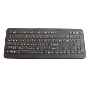 Dynamic Sealed Silicone Industrial Keyboard 30mA For Ruggedized Computer
