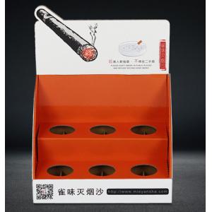 CMYK 4C Shop Cardboard Table Display Stands ODM Logo Print