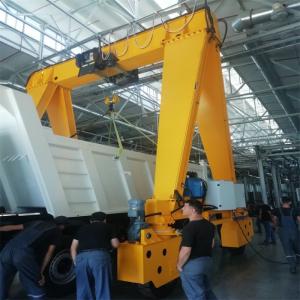 1-50 Ton Gantry Crane With Remote Control 5-20m Lift Height 0.8/8m/min Crane