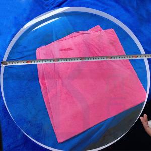 High Light Transmission Large Diameter Quartz Glass Disc Transparent Quartz