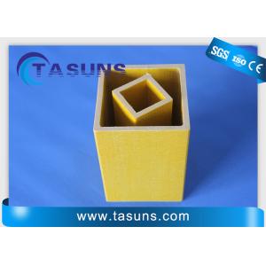2.0g/cm3 Pultrusion FRP Rectangular Tube For Transformer Substation Fence Posts