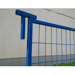 6'*9.5' PVC Coated Portable Fence Panels , Temporary Construction Fence Security