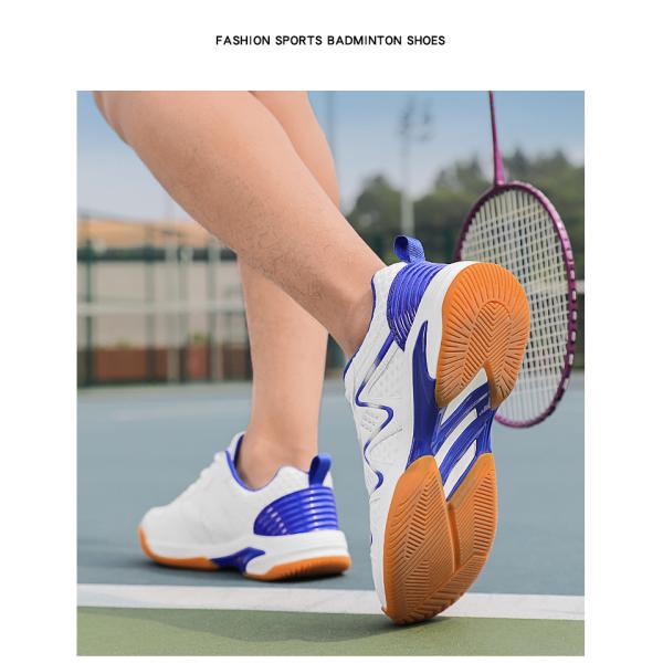 Custom Tennis Shoes Badminton Shoes With Anti-Slip Feature Fashion Design In Large Size 46 47 Outdoor Wearing