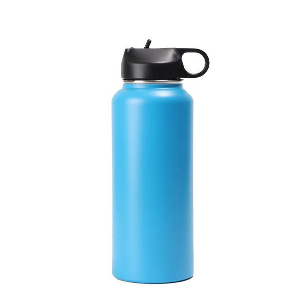 20oz Portable Reusable Vacuum Insulated Water Cup with Lid Blue 40oz