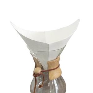 OEM ODM Acceptable V Cone Shaped Coffee Paper Filter For 1 - 4 Cups 100 Sheets