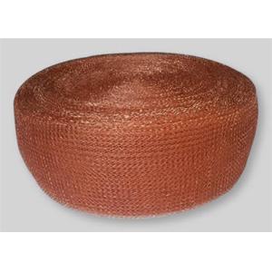 Soft Safety Knitted Copper Cleaning Mesh 6mm-40mm Thickness High Temperature