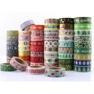 Plastic Core Washi Paper 5cm Japanese Paper Tape Card Crafting, Gift Box Package
