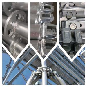 Building Materials Rosette Ringlock System Scaffolding Vertical Standard Ledger