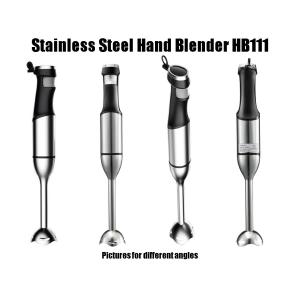 HB111 Stainless Steel Stick Blender With Chooper and Processing Bowl