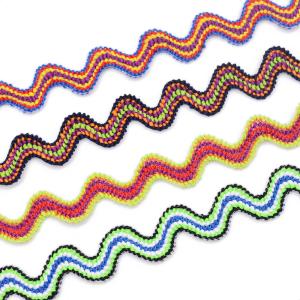 100% Polyester Zig Zag Rick Rack Trim 2cm Width