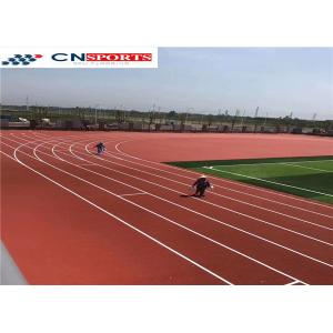 RoHS PU Running Track Waterproof Synthetic Athletic Track Sandwich System