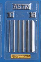 ASME E1025 ASTM E747 Wire Penetrameter Penetrometer Image Quality Indicator IQI