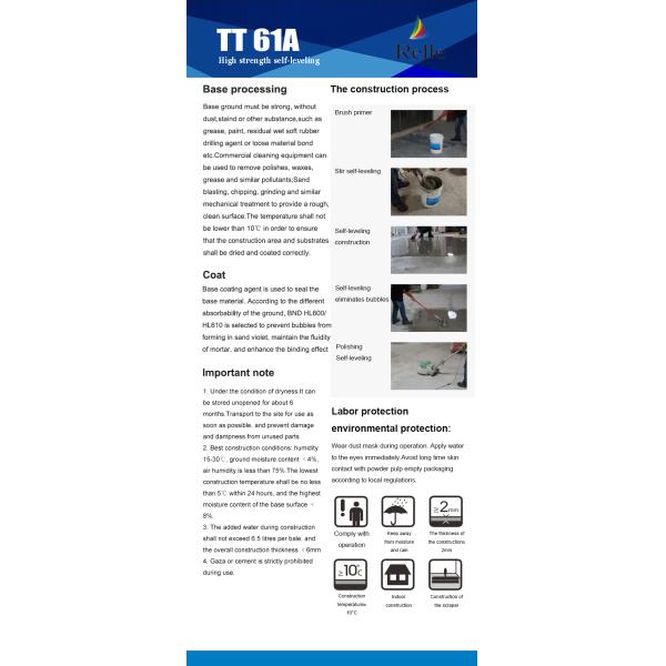 25mPa Strength TT61A Self Leveling Floor Compound Floor Leveling Compound For Wood