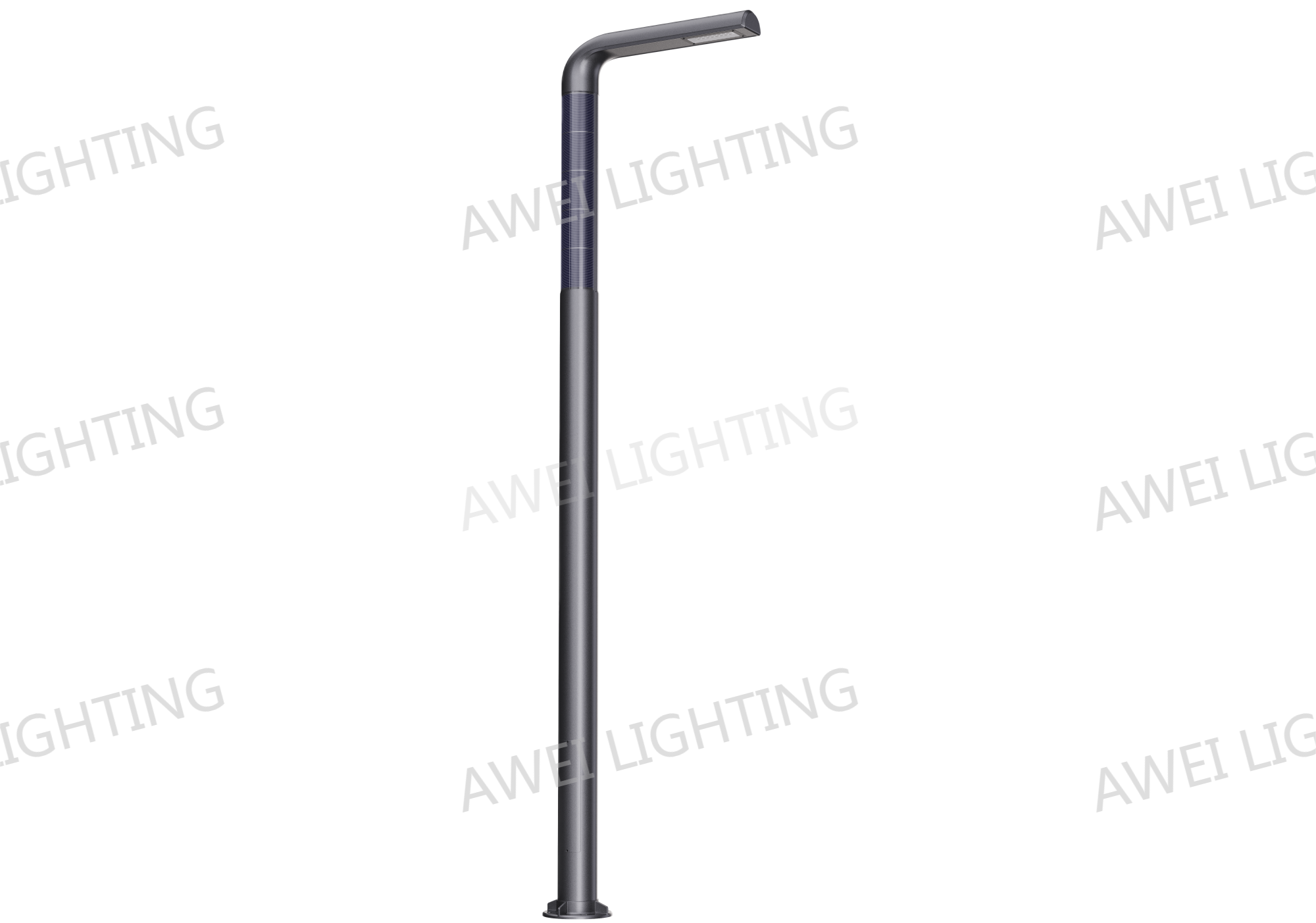 Hybrid Solar Technology With MPPT Solar Controller Solar Street Light Used In