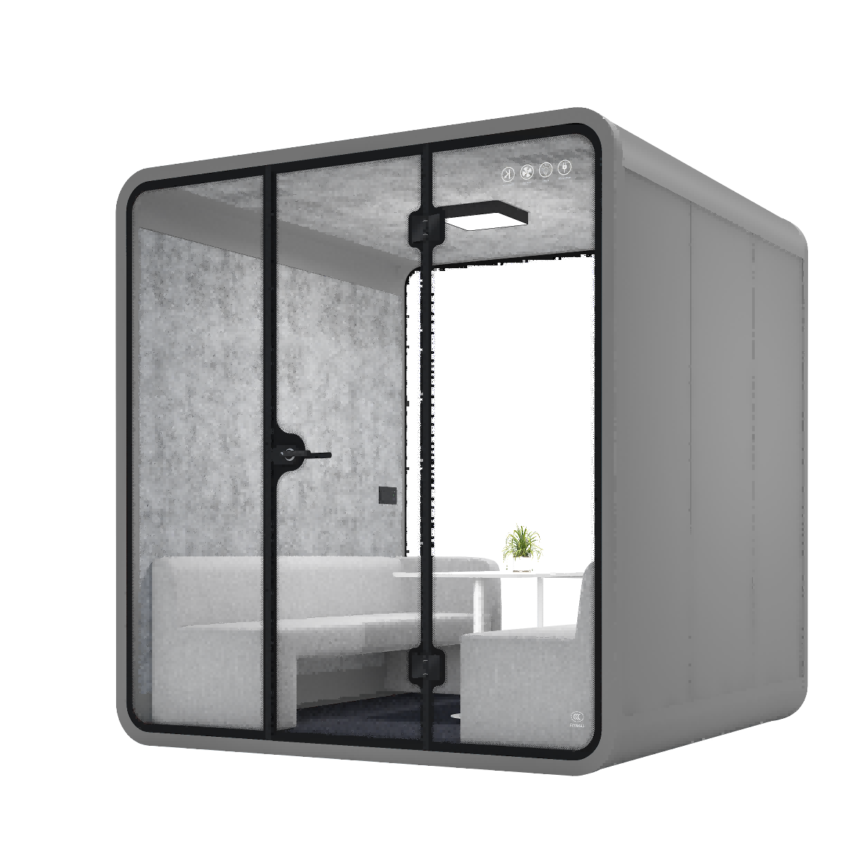 Multi Person Acoustic Office Pod Durable Modular Meeting Pod Customized