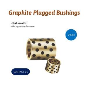 Manganese Bronze Bushing Packaging Machinery Graphite Plugged Bushings