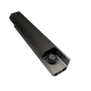 Plastic End Cap Aluminum Profile For Window Design And Construction