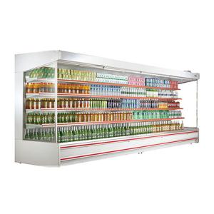 Large Commercial Display Freezer With LED Multideck Storage Display Cabinet