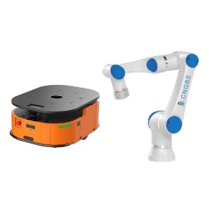 Mobile AGV Robot Q2L-300A With CNGBS Cobot Robot For Automated Material Handling