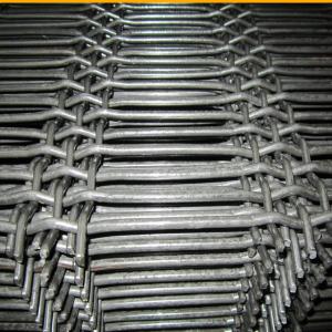 Wholesale Galvanized Square Woven Wire Mesh / Stainless Steel Crimped Wire Mesh