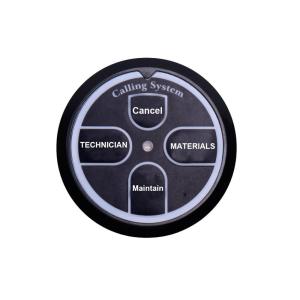 4-key bank wireless electric calling bell on teller desk to call for assistance